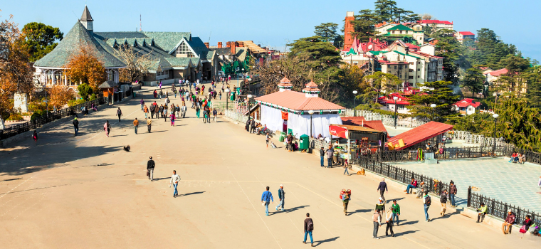 Arrival and Mall Road Walk in Shimla - Snow Kingdom Kufri