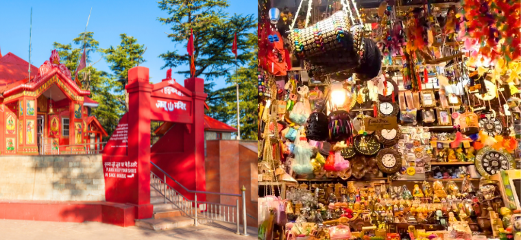 Jakhoo Temple and Lakkar Bazaar - Snow Kingdom Kufri